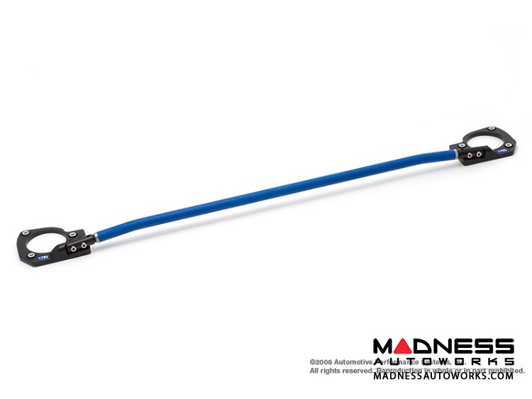 MINI Cooper S and JCW Billet Aluminum Tie-Bar by NM Engineering (R55 / R56 / R57 / R58 / R59 Models) - Blue